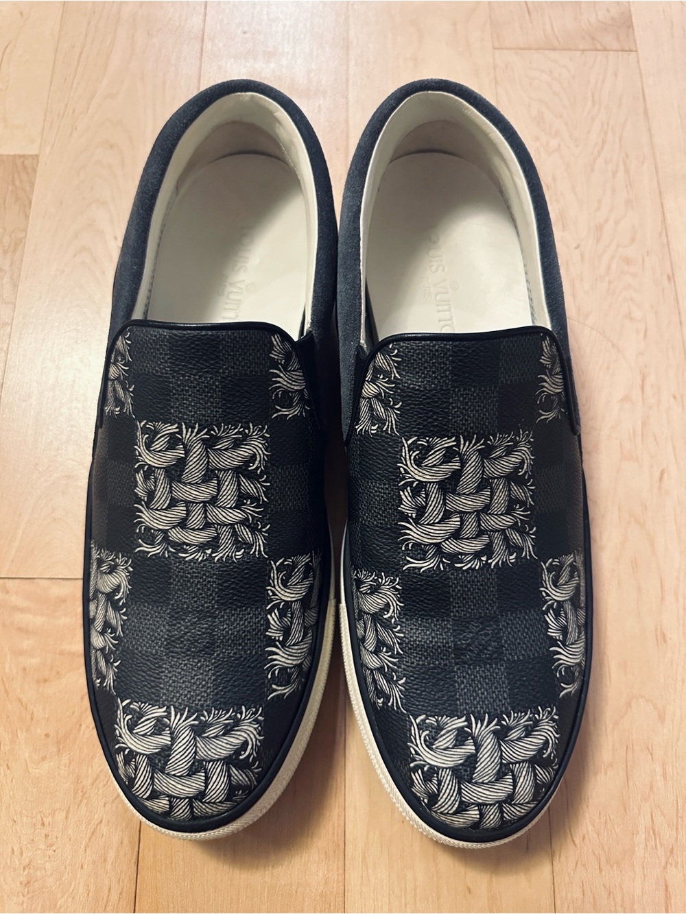 Louis Vuitton Christopher Slip-On Sneakers *Great Condition” Made in Italy